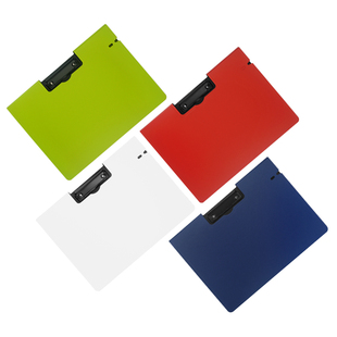 博美乐a4文件夹板文具折页资料夹子手写签字板夹垫板合同夹会议垫板夹诗歌朗诵讲义夹试卷夹秘书夹横版白色