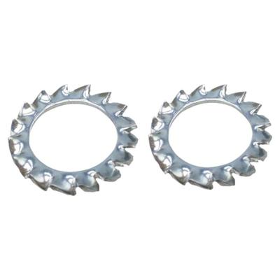蓝白镀锌 内锯齿垫圈 外锯齿垫圈 DIN6798A/J带齿垫片 锯齿垫圈