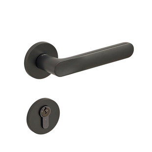 汇泰龙卧室房门锁简约实木门把手通用型家用室内静音机械门锁101