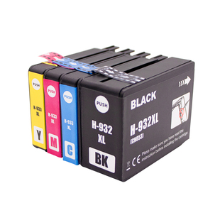 适用惠普932XL 933XL墨盒hp7612 7110打印机墨盒7510 7610黑彩色