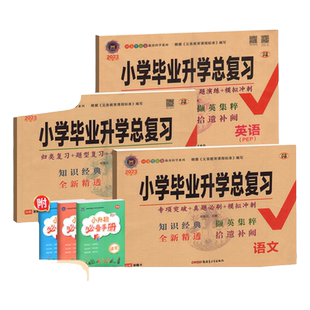 小学毕业升学总复习语文数学英语人教版外研版小升初真题试卷测试卷全套专项训练六年级下册必刷题期末冲刺100分试卷子复习资料书