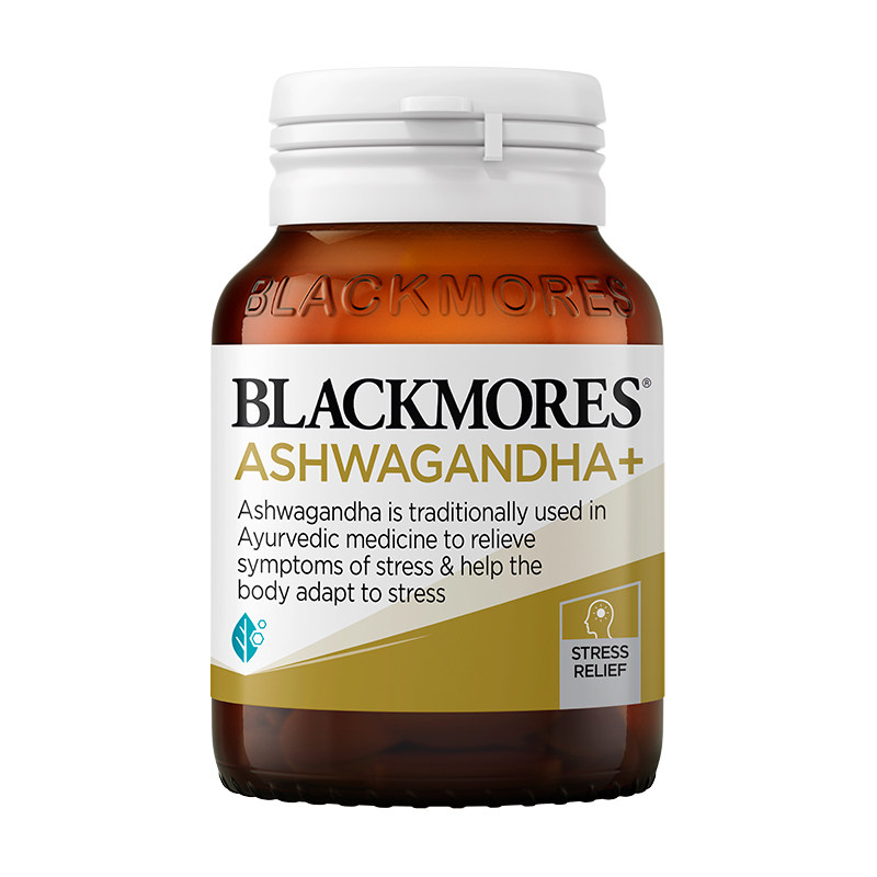 澳佳宝BLACKMORES南非醉茄减压片降皮质缓解焦虑压力舒缓入眠60片