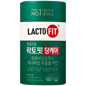 韩国乐多飞lactofit钟根堂益生菌控糖0糖益生菌乳酸菌调血糖60条