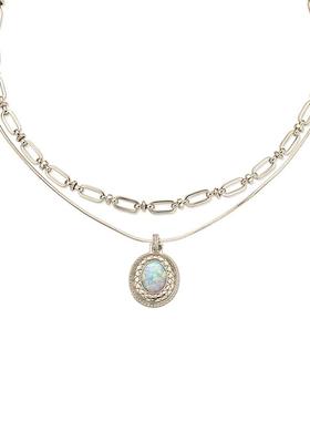 leqiyuan澳宝叠戴项链女小众设计