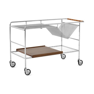 丹麦&Tradition Alima NDS1小推车 餐车可移动收纳双层边几置物架