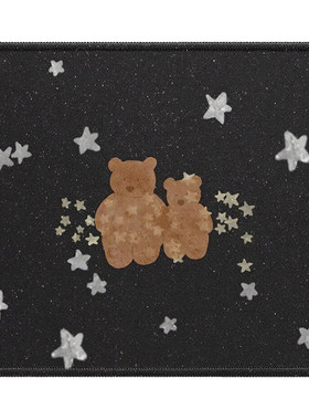 可爱ins星星小熊防滑鼠标垫