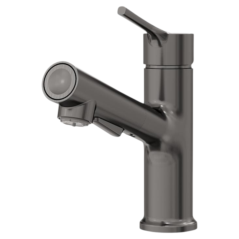 箭牌卫浴按键抽拉冷热水龙头家用洗脸盆自由伸缩隐藏式上出漱口水