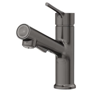 箭牌卫浴按键抽拉冷热水龙头家用洗脸盆自由伸缩隐藏式上出漱口水