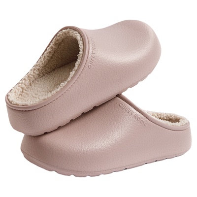 抗菌防臭防滑防水防污厚底棉拖男