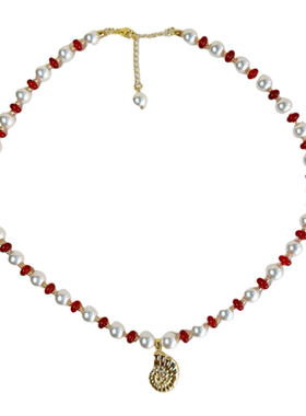 VT法式海螺张婧仪同款锁骨链