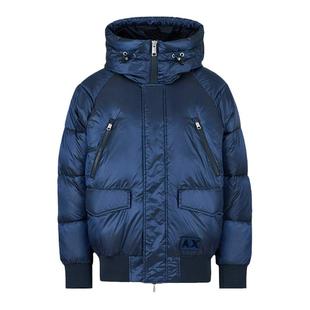 AX阿玛尼 男士宽松版连帽棉服夹克男装外套 6LZB34 ZNWHZ