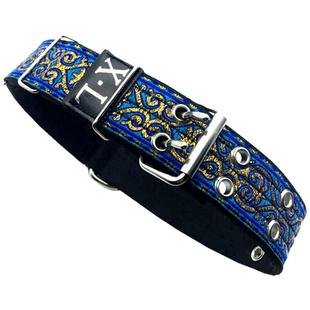 猛犬脖圈比特专用不锈钢双排扣加固加厚脖套中大型项圈可调节包邮