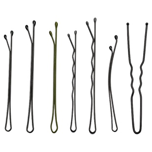 加粗U型发夹盘发U形卡子黑色一字夹发簪舞蹈丸子头固定发夹女发卡