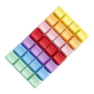 oem R1R2 R3 R4高度无刻键帽PBT材质单颗增补彩色绿青蓝黄粉紫橙