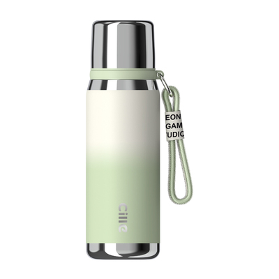 希乐316渐变保温杯双盖保温杯