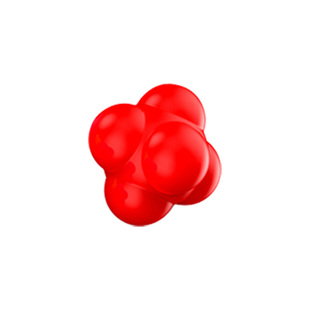 六角反应球反应立训练敏捷球反应速度训练器不规则弹力球儿童器材