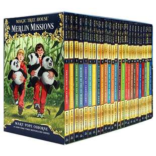 Magic Tree House Merlin Missions 英文原版 神奇树屋1-25套装梅林的任务 原神奇树屋29-53册 进口儿童分阶阅读英语章节书
