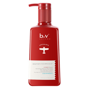 b2v洗发水露正品红藻去屑止痒柔润顺滑洗发乳墨藻毛躁蓬松洗头水