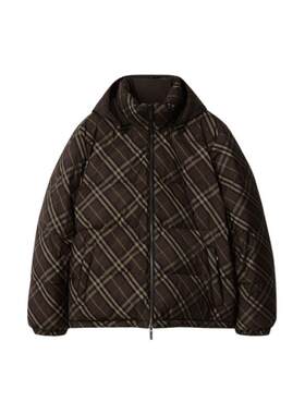 双面两穿格纹羽绒服BURBERRY