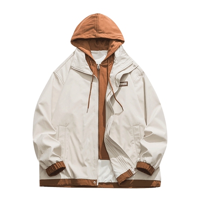 VIISHOW假两件潮牌设计感夹克男