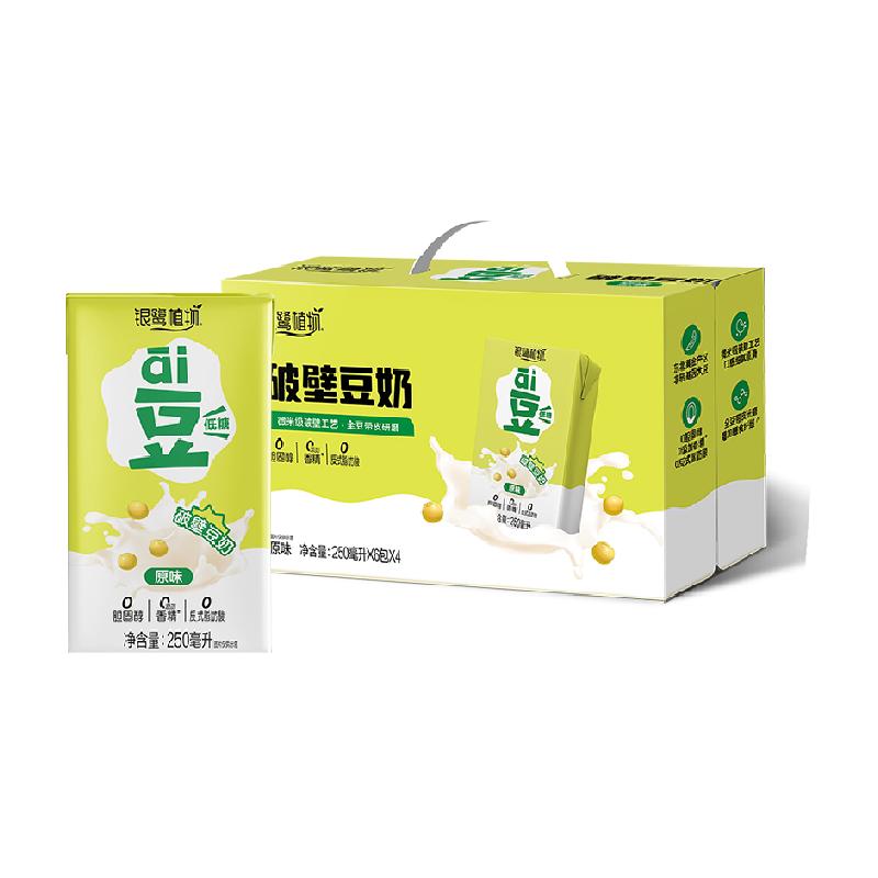 88会员：银鹭植物 原味破壁豆奶 250ml×24包*4件 +凑单