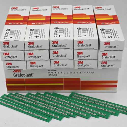 3M BL117M GRAFOPLAST  P-Q-R-S-T-U-V-W-X-Y-Z -