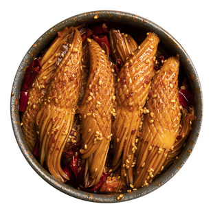 【冷帮主】麻辣冷吃香辣大火箭鱿鱼海鲜即食熟食小零食火锅菜130g