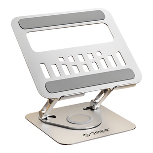 奥睿科笔记本支架电脑支架增高架平板支撑架散热架升降立式可旋转电脑平板铝合金办公室桌面支架电脑架子