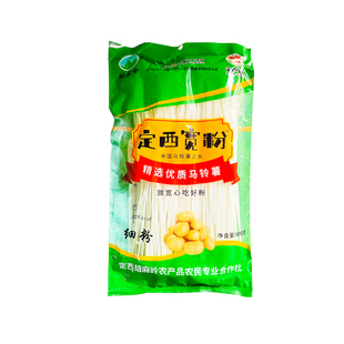 甘肃定西特产细粉干马铃薯粉手工土豆粉条火锅洋芋大宽细韭粉包邮