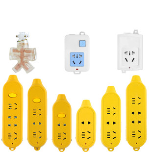 插排不带线1016A4000W大功率空调热水器工程地拖分单控多位无自接