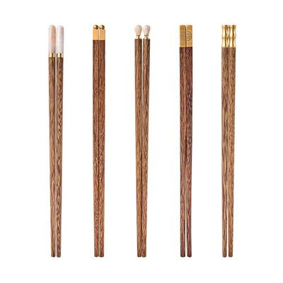 中式红檀木鸡翅木实木筷子