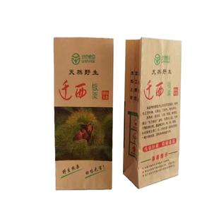 板栗袋子批发斤迁西糖炒栗子包装专用牛皮手提炒货打包纸袋定制