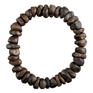 天然柬埔寨菩萨棋沉香手串保真老奇楠随形切片佛珠女男款手链沉水