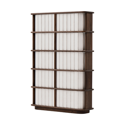 梵几卷轴置物柜实木书柜置物柜