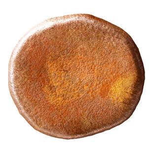 一片红铜茶盘 手工打制原创干泡独特小众果盘云南民间极简ins格调