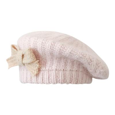 蝴蝶结设计甜美可爱贝雷帽