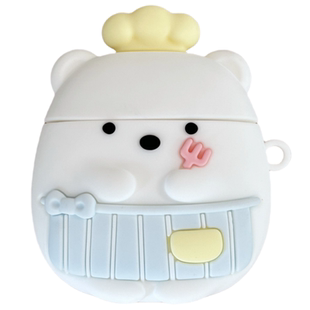@BOBBY PLANET原创日本角落生物厨师小熊可爱卡通AirPods4321代保护套AirPodspro2软壳防摔少女心甜美情侣