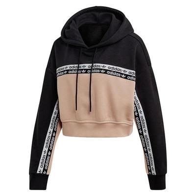 Adidas/阿迪达斯正品三叶草Cropped Hoodie女子卫衣EC0766 EH8714