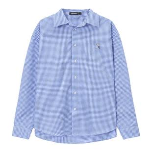 Unvesno(UN)秋季格纹衬衫/翻领夹克男女同款