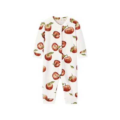 Milkbarn秋季婴儿长袖纯棉连体衣