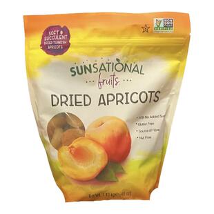 澳洲代购直邮Sunsational Fruits Dried Apricots天然杏干1.13 kg