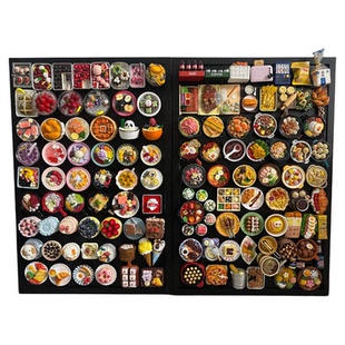 食物菜单冰箱贴磁吸展示板黑板挂墙式收纳置物架装饰板家用店铺用餐厅酒水菜单广告牌小黑板可移动酒馆点餐