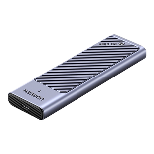绿联m.2固态硬盘盒20Gbps移动usb3.2高速NVMe/sata协议m2外接盒子