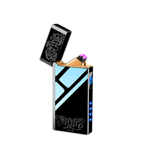 网红抖音照片凌都充电打火机防风定制刻字创意父亲节礼物送男友潮