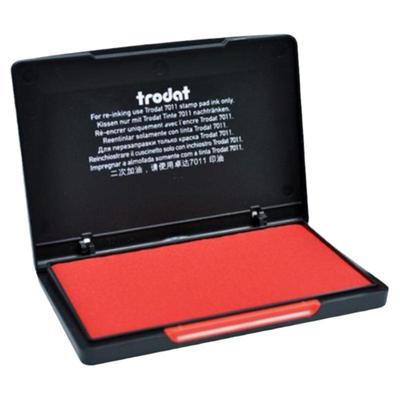 卓达印台黑蓝红色大号办公印泥