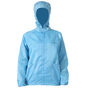 防静电连帽分体服套装短款无尘车间食品电子厂工作服上衣防尘服