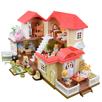 森贝尔森林大屋灯光配套玩具娃娃