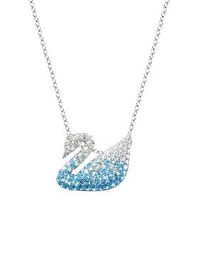 swarovski/正品20蓝色大号女项链