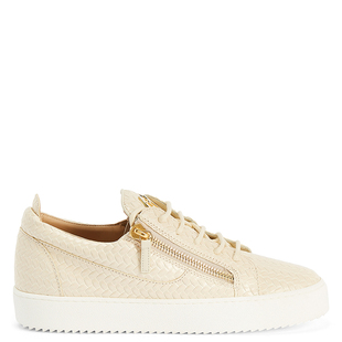 【礼物】Giuseppe Zanotti GZ男士编织休闲低帮双拉链运动鞋