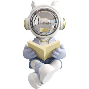 宇航员太空人坐姿摆件客厅电视柜大型玄关地台装饰存钱罐蓝牙音响